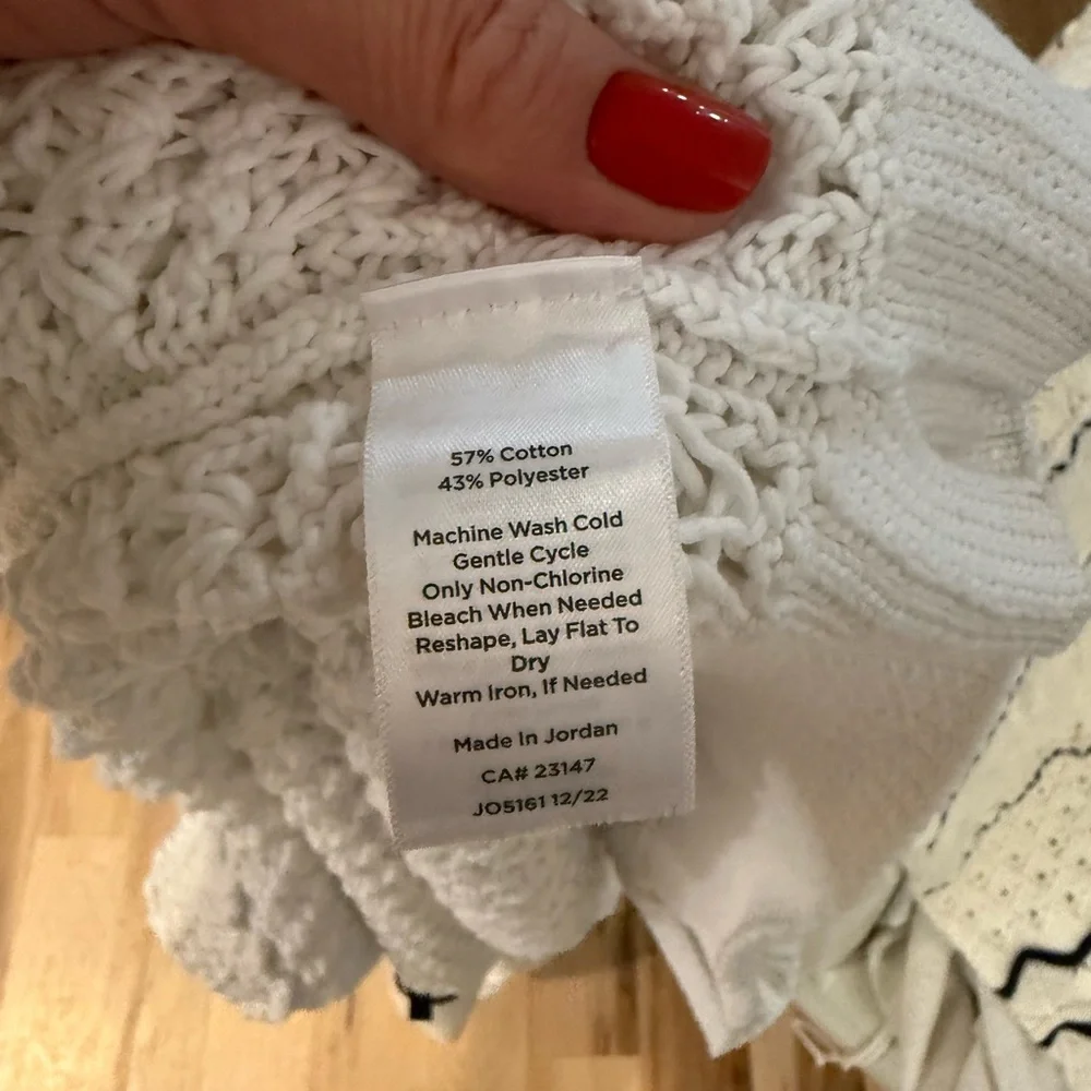 White Knit Women's Sweater - Picture 3 of 3